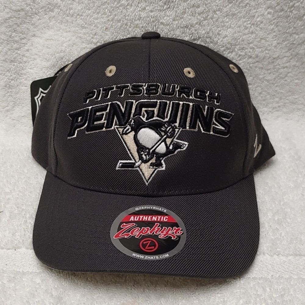 Zephyr Pittsburgh Penguins Velcroback Hat - New